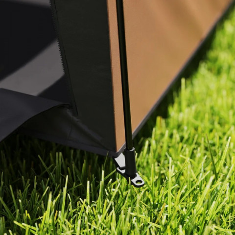 Stan pro domácí mazlíčky, 120 x 120 x 106 cm | tmavě hnědý č.3