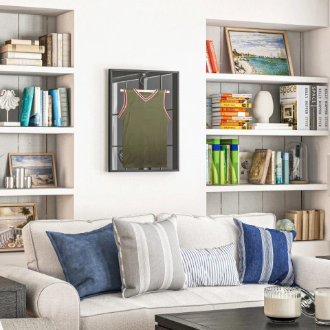 Praktický stojan na dresy s ramínkem | černý č.4