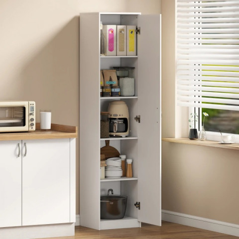 Kuchyňská skříňka s nastavitelnými policemi 40 x 35 x 180 cm| bílá č.3