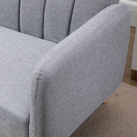 Rozkládací 2místná pohovka, 173 x 75 x 73 cm | šedá č.7