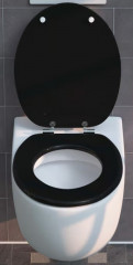 WC sedátko Black s tlumeným dovíráním č.2