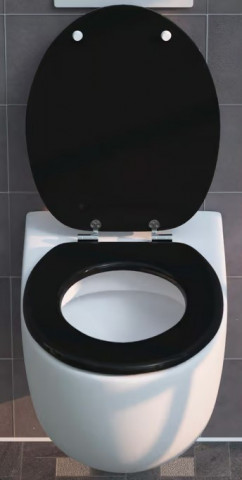 WC sedátko Black s tlumeným dovíráním č.2