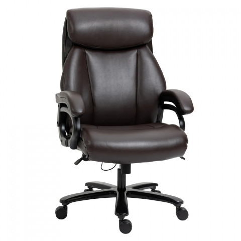 Kancelářské herní křeslo s funkcí kolébky, 72 x 83 x 114-122 cm | hnědé č.4