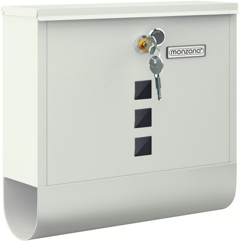 Poštovní schránka 30,5x10x33,5cm | bílá č.3