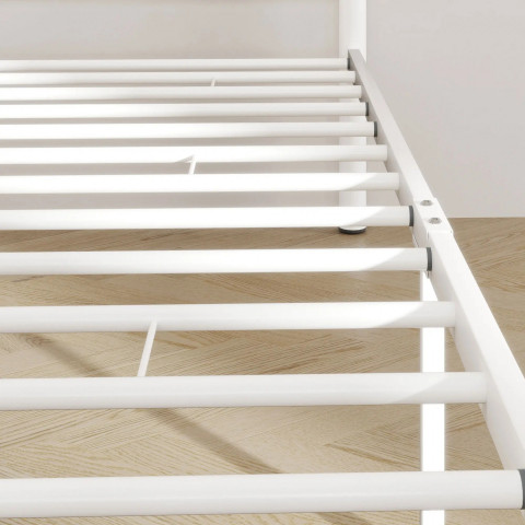 Rám jednolůžkové postele 200 x 90 cm | bílý č.7