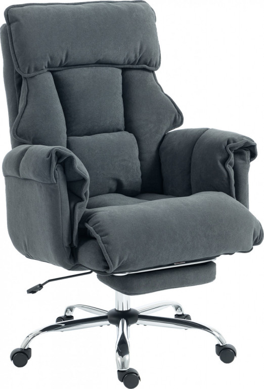 Kancelářská židle s bederní opěrkou | šedá