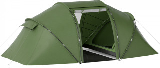 Tunelový stan pro 4-6 osob | zelený č.1