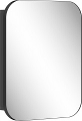 Koupelnová skříňka se zrcadlem 40,2 x 10,2 x 50,9 cm | černá č.1