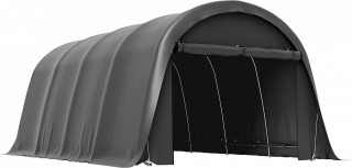 Vodotěsný skladovací stan s odnímatelnými bočními stěnami 3x6m | šedý č.1