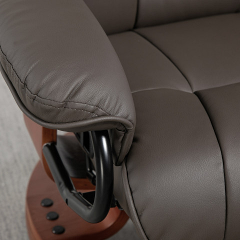 Polohovatelné otočné TV křeslo | hnědé č.6