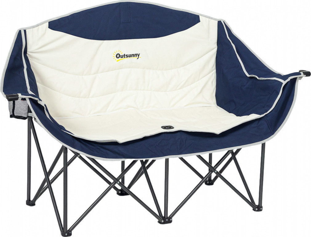 2místná skládací kempingová židle | modrá