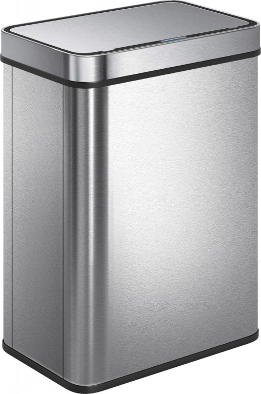 Odpadkový koš se senzorem 50l | stříbrný