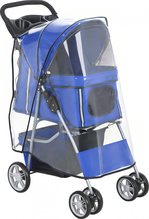 Kočárek pro psy | modrý