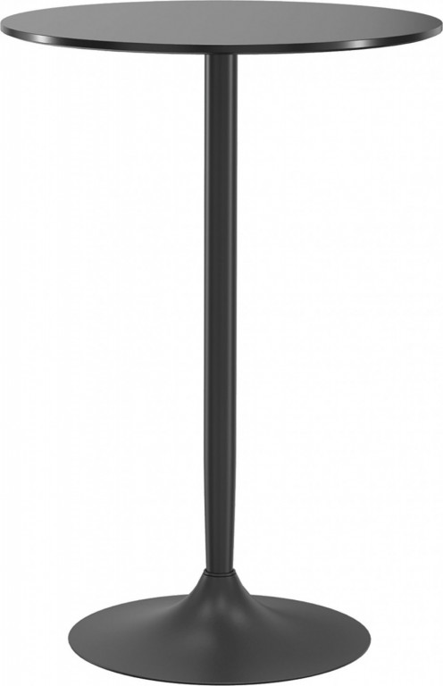 Vysoký bistro stůl Ø70 x 102 cm kulatý | černý