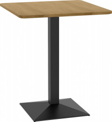 Jídelní stůl 70 x 70 cm čtvercový | tmavě hnědý č.1