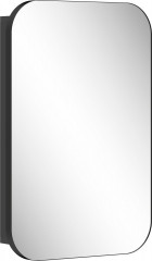 Zrcadlová skříňka do koupelny 40 x 10 x 60 cm | černá č.1
