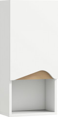 Nástěnná koupelnová skříňka 30 x 17 x 67 cm | bílá č.1