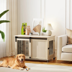 Pojízdná klec pro psy | dub č.1