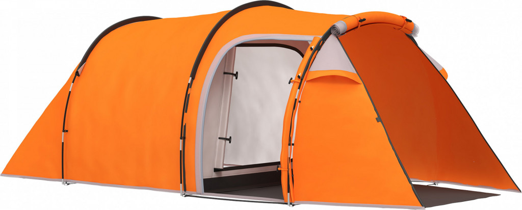 Kempinkový stan s předsíňkou | oranžový