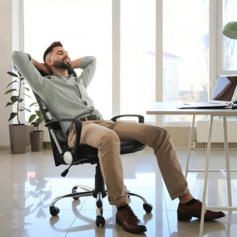 Kancelářská židle Deluxe | černá č.2