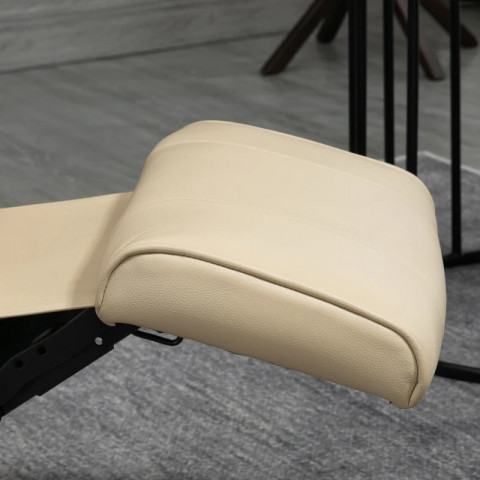 Otočné polohovací křeslo | krémové č.4