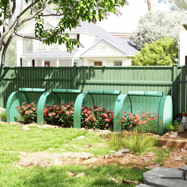 Fóliovník odolný proti UV záření 400 x 100 x 80 cm | zelený