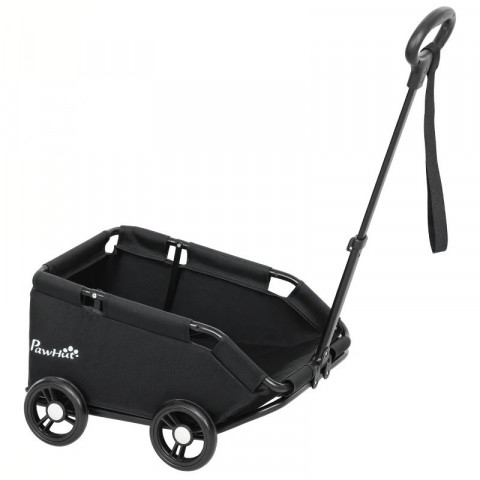 Skládací vozík pro psy 53 x 45 x 28 cm |černý č.2