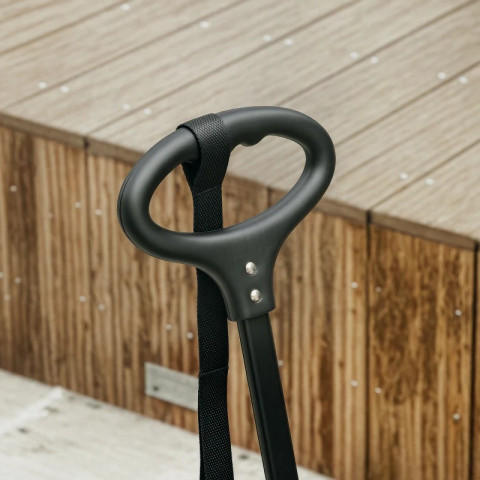Skládací vozík pro psy 53 x 45 x 28 cm |černý č.4