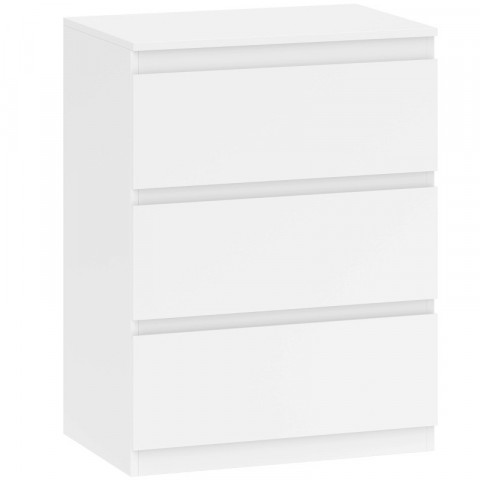 Komoda se 3 zásuvkami | bílá č.2