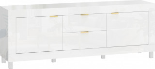 Stolek pro televizory 180 x 40 x 66 cm | bílý č.1