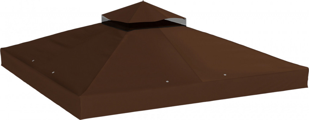 Náhradní střecha pro altán 3 x 3 m | kávová