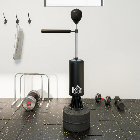 Stojanový boxovací pytel 3v1 88 x 48 x 155-205 cm | černý č.2