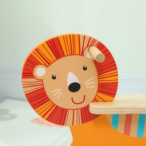 Houpací zvířátko ve tvaru lva | oranžové č.5