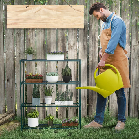 Stojan na květiny 89 x 28 x 107 cm | tmavě zelený č.3