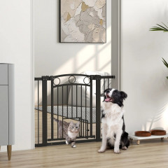 Bezpečnostní uzamykatelná branka do dveří | černá č.1