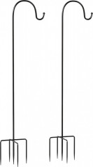 Kovová zahradní tyč pro ptačí klece 160 cm | černá č.1