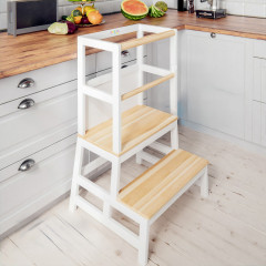 Dětská vzdělávací věž Barn 93x51x50cm č.1