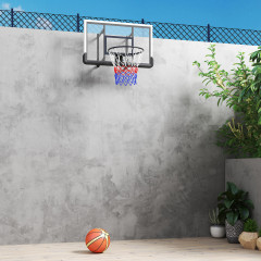 Basketbalový koš s deskou, průměr 45 cm | černý č.3