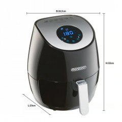 Horkovzdušná fritéza 1500W | černá č.2