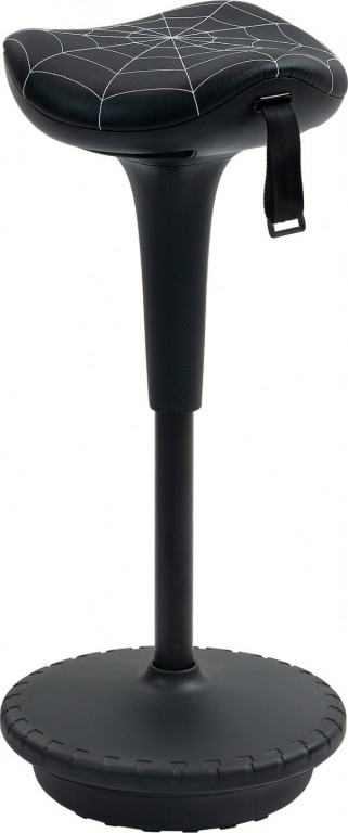 Kancelářská stolička s funkcí otáčení 65,5-83,5 cm | černá