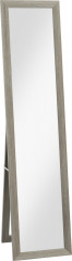 Celoplošné zrcadlo 157 x 37 cm se stojanem | šedé č.1