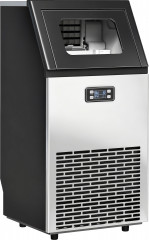 Komerční výrobník ledu se zásobníkem na 11 kg ledu | stříbrný + černý č.1