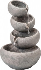 Venkovní fontána ze syntetické pryskyřice 4-stupňová | vícebarevná č.1