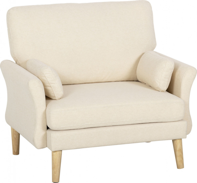 Křeslo s područkami | krémové