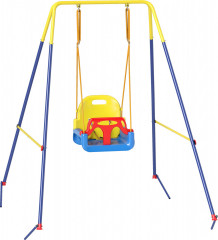 Dětská houpačka 3 v 1 | modrá č.1