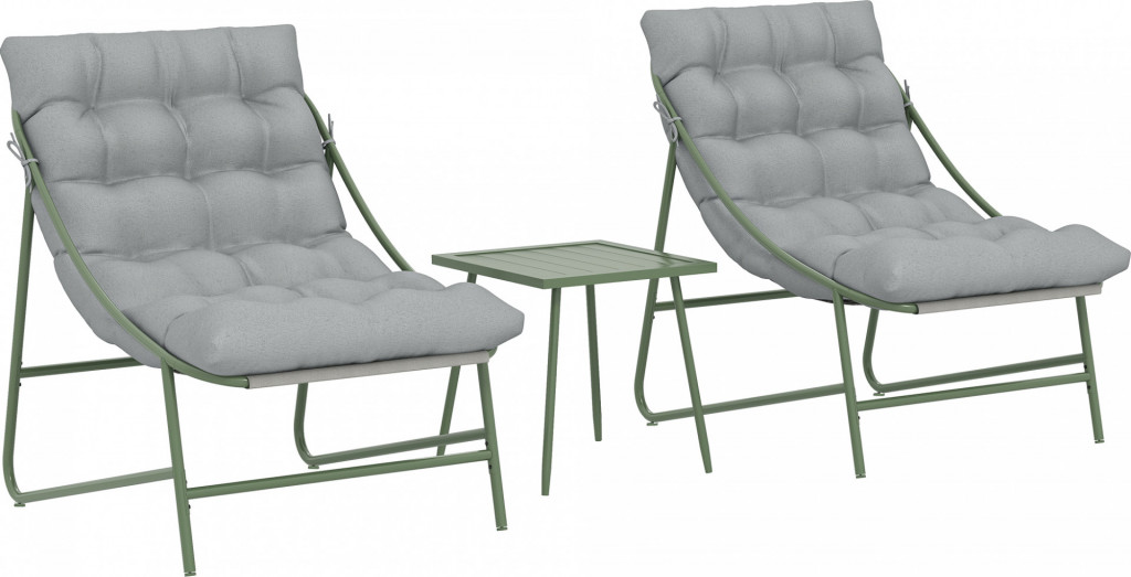 Venkovní stůl a židle | světle šedé