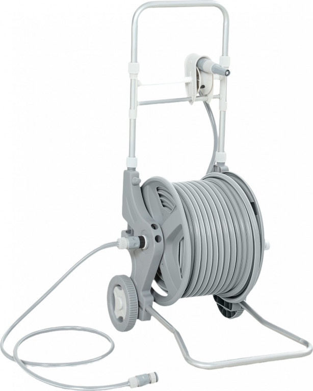 Vozík na hadici 45 m se 2 postřikovači | šedý