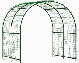 Kovová mřížka pro popínavé rostliny | tmavě zelená č.1