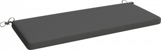 Polstrovaný polštář na zahradní lavici 110 x 46 x 6,5 cm | tmavě šedý č.1