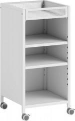 Knihovna s kolečky | bílá č.1